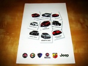 Prospekt Fiat, Alfa Romeo, Abarth, Jeep, Lancia j.polski !