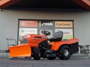 Kosiarka traktorek HUSQVARNA CTH 191 19KM pług śn.