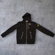 Czarna rozpinana bluza Stone Island