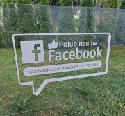 NAKLEJKA FACEBOOK - Reklama na szybę