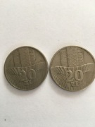 Monety  20zl stare