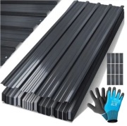 Blacha trapezowa dachowa KESSER 1,29 m x 45 cm x 0,3 mm szara 12 sztuk 7m2