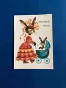 DANUTA IMIELSKA - POCZTÓWKA - „WIELKANOC” - 1960 rok