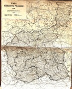 MAPA  KRÓLESTWA    POLSKIEGO   1914   - WIKTOR SOKOŁOWSKI   