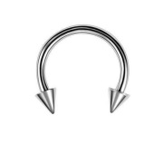 Tytanowy kolczyk septum podkowa