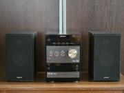 SONY HCD-DX400 radio zestaw stereo wieża CD DVD AUX FM + PILOT 