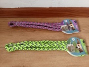 smycze kolorowe, odblaskowe