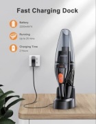 Ręczny odkurzacz bezprzewodowy, akumulatorowy