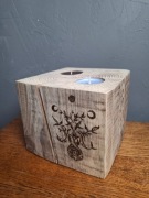 Świecznik z motywem leśnej szamanki