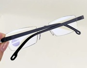 Okulary +2 do czytania wytrzymałe bez ramkowe elastyczne +2