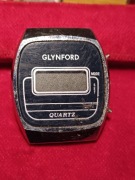 Kolekcjonerski zegarek elektroniczny marki Glynford z wyświetlaczem LCD