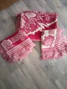 Zestaw trzy narzuty dekoracyjne 