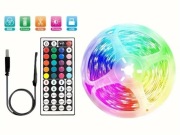 Taśma LED 10 M RGB USB + PILOT