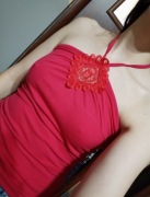 Czerwony top w rozmiarze S Moodo 