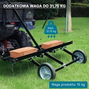 Wertykulator do traktorka - 100 cm, 22 zęby - Profesjonalne napowietrzanie