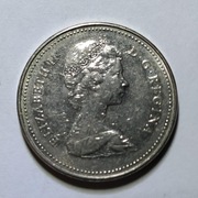 5 cents 1981 bez znaku menniczego Elżbieta II Kanada