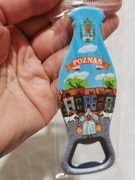 Magnes na lodówkę Otwieracz do butelek POLSKA Poznań koziołki rynek