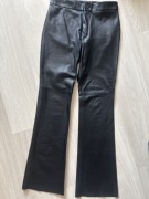 ZARA SKÓRZANE SPODNIE XS