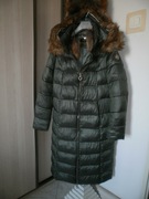 MONNARI PIKOWANY KAPTUR Z LISEM + USZATKA RUDA LIS + SZAL TOM TAILOR 38/40