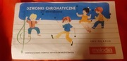 stara instrukcja DZWONKI CHROMATYCZNE 27 - dźwiękowe MELODIA 