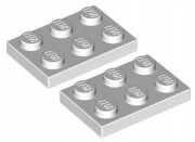LEGO PŁYTKA 2X3 SZARY (1 SZTUKA)