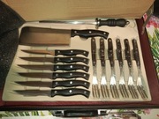 NOWY STAN  IDEALNY Zestaw noży kuchennych Kohersen, walizka, 2 poziomy