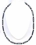 NASZYJNIK WOJOWNIKA STAL NIERDZEWNA 316L KAMIEŃ ONYKS OKO HEMATYT PUDEŁKO 