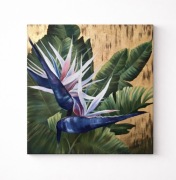 Strelicja na złotym tle – obraz dekoracyjny