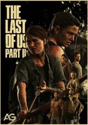 Plakat The Last of Us Part II TLOU 2 Ellie Joel Gra PS4 PS5 Prezent 50x70