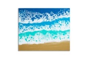 Wakacyjny obraz 50x60 cm "Gran Canaria" złota plaża, morski pejzaż 