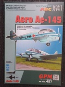 Model Kartonowy GPM 457 Samolot Aero Ae-145
