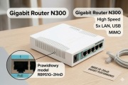 MikroTik RB951G-2HnD (300Mb/s b/g/n) 5x Gigabit Ethernet