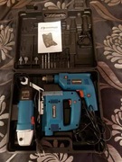 ZESTAW majsterkowicza 3w1 – WIERTARKA + WYRZYNARKA + SZLIFIERKA