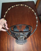 Koszyk mosiężny ozdobny 