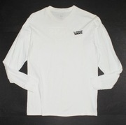 VANS_Cudna Bluzka_t-shert biała długi rękaw LOGOWANA jedyna_M