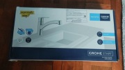Bateria kuchenna z wyciąganą wylewką Grohe Start 30307001