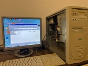 Retro komputer TIME z płytą główną MSI MS-6191 na slot A + Athlon 600MHz!