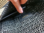 Maxi Torba premium z czarnej  rafii