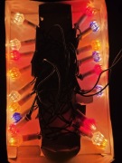 Lampki choinkowe retro światełka na choinkę vintage  prl