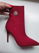 ALDO czerwone botki roz 41