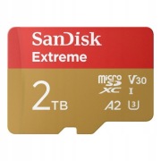 SanDisk Extreme # 2 TB # karta pamięci # SDXC # 190/130 MB/s # Oryginalna !