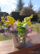 Wielkanocne wiaderko ozdobne 