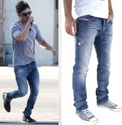 86/112 cm Efron Zac DIESEL Thavar slim skinny W31 L34 W32 rurki dsquared