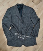Klasyczna marynarka/wełna tweed/marki Becon Berlin/ vintage/ 50 XL/XXL