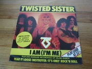 Twisted Sister I Am (I'm Me) 12" LP Vinyl 1983 Atlantic Records ZOBACZ