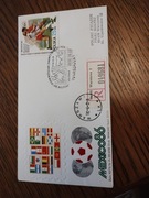 Piłka nożna - Filatel. - Karta okolicz 8 MEXICO 86