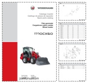 WEIDEMANN 1770 CX50 Wheel Loader Parts Catalog Katalog części