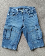 Jeansowe Shorty, krótkie spodenki dżins 