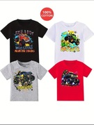 Zestaw 4 nowych bluzek dla dziecka z bawełny – rozmiar 120 cm