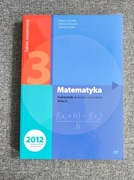 E. M Kurczab, E.Świda -Matematyka, podręcznik do liceów i techników klasa 3